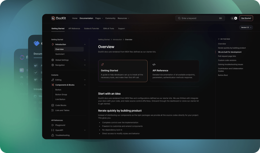 A rocketship in space